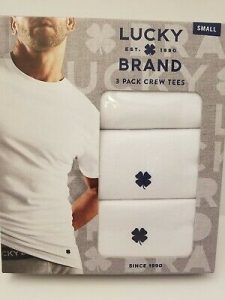 Lucky Brand 3-Pack Crew Neck Tee Shirts
