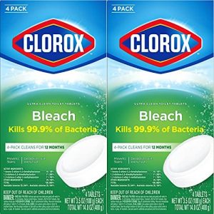 Clorox Ultra Clean Toilet Tablets Bleach 3.53 Ounces