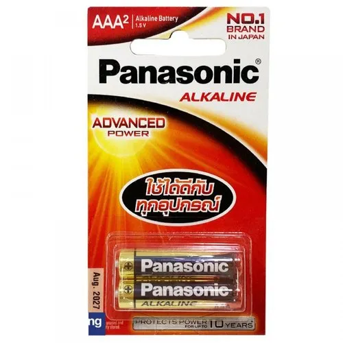 PANASONIC AAA2 ALKALINE ADVANCED POWER 1.5V BATTERY