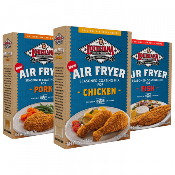 Louisiana Fish Fry introduces Air Fryer Seasoned Coating Mix. It’s How Air Frying Should Taste